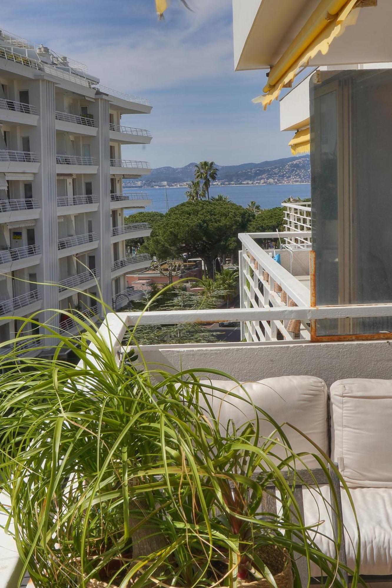 Frgk "Etoile Du Sud Terrasse Vue Mer Palm Beach" Cannes Exterior foto